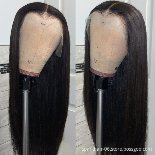 Hot Sale Transparent Lace Front Wig With Baby Hair,40 Inch Long Human Hair Wig,Cuticle Aligned Double Drawn 30 Inch Hair Wig